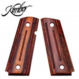 Kimber 1911 Compact Slim Grips, Rosewood Ball Milled