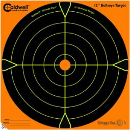 Caldwell Orange Peel 12" Bullseye Target, 10 Pack