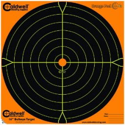 Caldwell Orange Peel 16" Bullseye Target, 5 Pack
