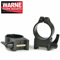 Warne Maxima 1" QD Scope Rings, Matte Black