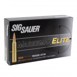Sig Sauer .300 Win Mag 190Gr OTM, Elite Match 20 Round Box