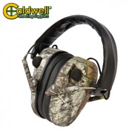 Caldwell E-MAX Low Profile Hearing Protection, Mossy Oak BU
