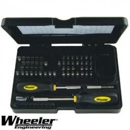 Wheeler Professional Gunsmithing Screwdriver Set, 72 piece