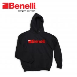 Benelli Black Hoodie With Red Logo