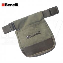 Benelli Taupe Brown / Chocolate Shell Pouch