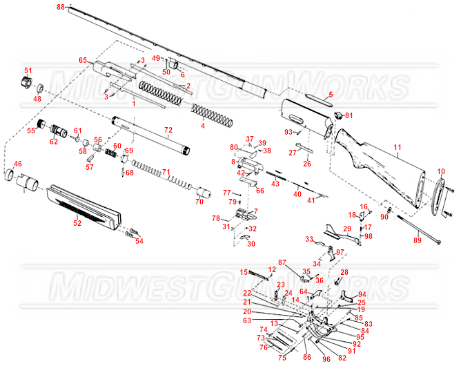 Browning B2000 Parts