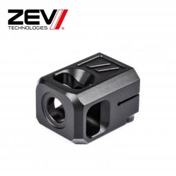 Zev Tech Pro Compensator V2 for Glock Pistols, 9mm 1/2-28 Threads, Black