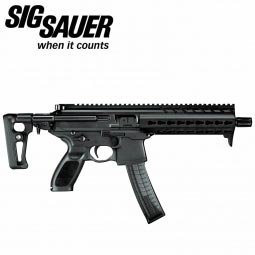 Sig Sauer MPX 9mm 8" SBR, Black, Collapsible Stock