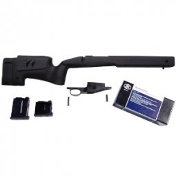 McMillan A-4 Short Action Tactical Stock & TBM Kit, Black (FN/Winchester)