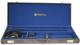 Beretta Hard Leather Case for O/U or S/S 2 Barrel Sets