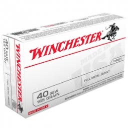 Winchester .40 S&W 165GR. Ammunition 50 Round Box