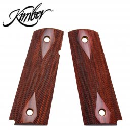 Kimber 1911 Full Size Ambi Grips, Double Diamond Rosewood