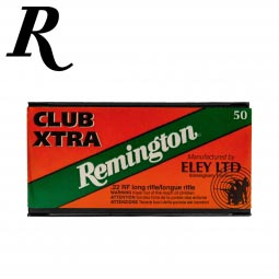 Remington - Eley Club .22 Long Rifle 40gr. Lubricated Round Nose Ammunition, 50 Round Box