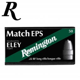 Remington - Eley Match EPS .22 Long Rifle 40gr. Lubricated Round Nose Ammunition, 50 Round Box
