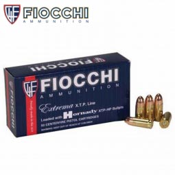 Fiocchi 25 Auto 35gr. Hornady XTP JHP Ammunition, 50 Round Box