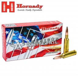 Hornady American Whitetail 6.5 Creedmoor 129gr. Interlock Ammunition, 20 Round Box