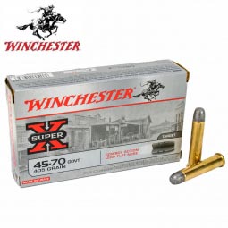 Winchester Super X .45-70 405gr. Coyboy Action Lead Flat Nose Ammunition, 20 Round Box