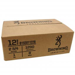 Browning Dove & Clay 12ga. 2-3/4" 1oz. #8 Shot, 250 Round Case
