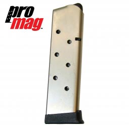 ProMag 1911 Government Model .45ACP 8 Round Nickel Plated Steel Magazine