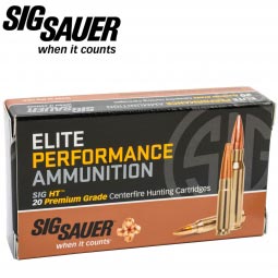 Sig Sauer 223 Rem. 60Gr Elite Hunting HT, 20 Round Box