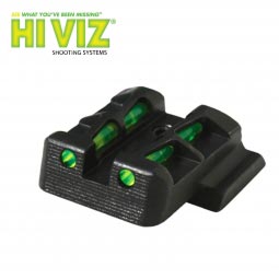 HI VIZ Glock Fiber Optic Rear Sight for Glock Pistols, 45ACP / 45GAP / 10mm