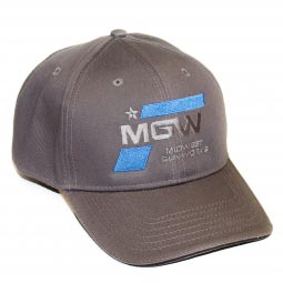 Midwest Gun Works Charcoal Chino Twill Logo Cap