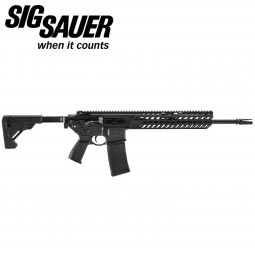 Sig Sauer MCX 5.56 16" Black Patrol Rifle With Telescoping Side Folding Stock, 30 Round Magazine