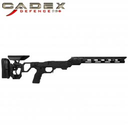 Cadex Defence Field Competition Rifle Chassis, RH Remington 700 Short Action, Black