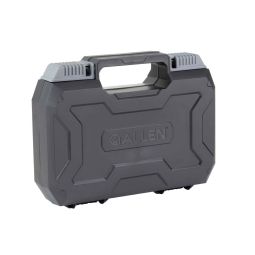 ALLEN COMPANY HARDSHELL,  PISTOL CASE,  BLACK,  POLYPROPYLENE CONSTRUCTION,  9.375"X5.75"