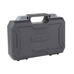 ALLEN COMPANY HARDSHELL,  PISTOL CASE,  BLACK,  POLYPROPYLENE CONSTRUCTION,  11.75"X7.125"