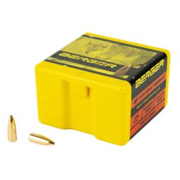 BERGER BULLETS FB VARMINT, .204 DIAMETER, 20 CALIBER, 35 GRAIN, FLAT BASE HOLLOW POINT, 100 COUNT
