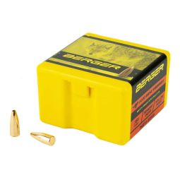 BERGER BULLETS FB VARMINT, .224 DIAMETER, 22 CALIBER, 40 GRAIN, FLAT BASE HOLLOW POINT, 100 COUNT