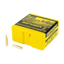 BERGER BULLETS VLD TARGET, .224 DIAMETER, 22 CALIBER, 80 GRAIN, BOAT TAIL HOLLOW POINT, 100 COUNT