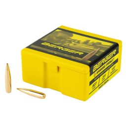 BERGER BULLETS HYBRID TARGET, .264 DIAMETER, 6.5MM, 140 GRAIN, BOAT TAIL HOLLOW POINT, 100 COUNT