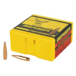 BERGER BULLETS CLASSIC HUNTER, .264 DIAMETER, 6.5MM, 130 GRAIN, BOAT TAIL HOLLOW POINT, 100 COUNT