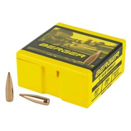 BERGER BULLETS VLD TARGET, .308 DIAMETER, 30 CALIBER, 168 GRAIN, HOLLOW POINT BOAT TAIL, 100 COUNT