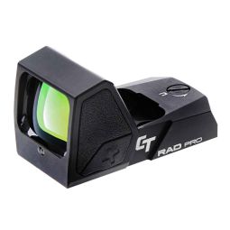 CRIMSON TRACE CORPORATION RAD PRO, RED DOT, OPEN REFLEX SIGHT, BLACK, 3 MOA