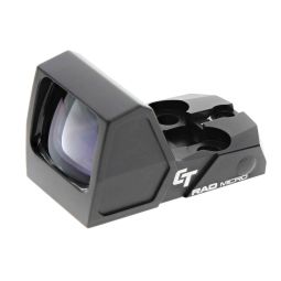 CRIMSON TRACE CORPORATION RAD MICRO, GREEN DOT, COMPACT OPEN REFLEX SIGHT, BLACK, 5 MOA