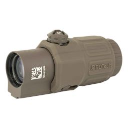 EOTECH MAGNIFIER, 3X MAGNIFICATION, SWITCH-TO-SIDE, MATTE FINISH, TAN G33.STS