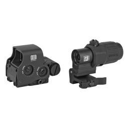 EOTECH HOLOGRAPHIC HYBRID SIGHT, EXPS2-2 SIGHT WITH G33 MAGNIFIER, MATTE FINISH, BLACK HHS