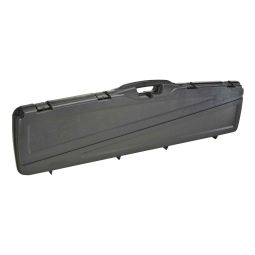 PLANO DOUBLE LONG GUN CASE,  PILLARLOCK CRUSH-RESISTANT POLYMER CONSTRUCTION,  4 PACK,  BLACK