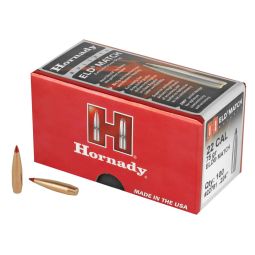 HORNADY ELD-M, .224 DIAMETER, 22 CALIBER, 75 GRAIN, BALLISTIC TIP, 100 COUNT