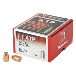HORNADY XTP, .430 DIAMETER, 44 CALIBER, 240 GRAIN, HOLLOW POINT, 100 COUNT