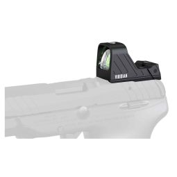 VIRIDIAN WEAPON TECHNOLOGIES RFX CUSTOM, GREEN DOT, 1X16 OBJECTIVE, 3 MOA, FITS RUGER LCP MAX, BLACK