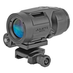SIG SAUER JULIET3 MICRO, MAGNIFIER, 3X, 22MM, BLACK, PUSH BUTTON MOUNT W/ SPACERS