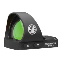 SIG SAUER ROMEO 3 PRO, RED DOT, 30MM OBJECTIVE, 3 MOA DOT, BLACK