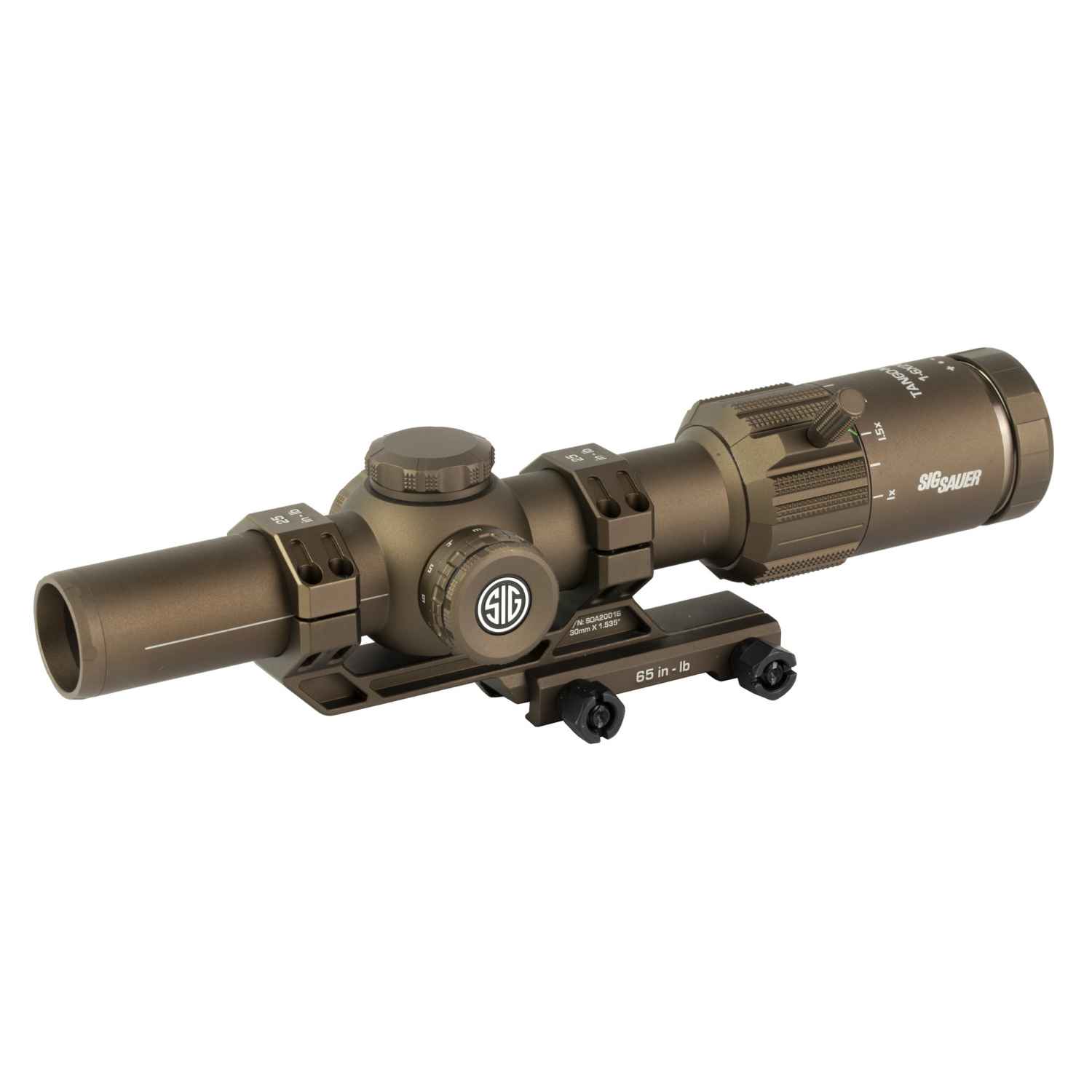 SIG SAUER TANGO-MSR sfp bdc6 レティクル 実物 SIG SAUER TANGO MSR 1-6X24 MSR-BDC6 COY: MGW