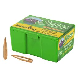 SIERRA BULLETS MATCHKING, .264 DIAMETER, 6.5MM, 150 GRAIN, HOLLOW POINT BOAT TAIL, 100 COUNT