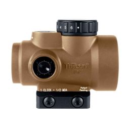 TRIJICON MRO SD, GREEN DOT, 25MM OBJECTIVE, 2 MOA DOT, ANODIZED FINISH, COYOTE BROWN, LOW MOUNT