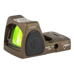 TRIJICON RMR, TYPE 2, ADJUSTABLE, 3.25 MOA, HARD ANODIZED COYOTE BROWN FINISH